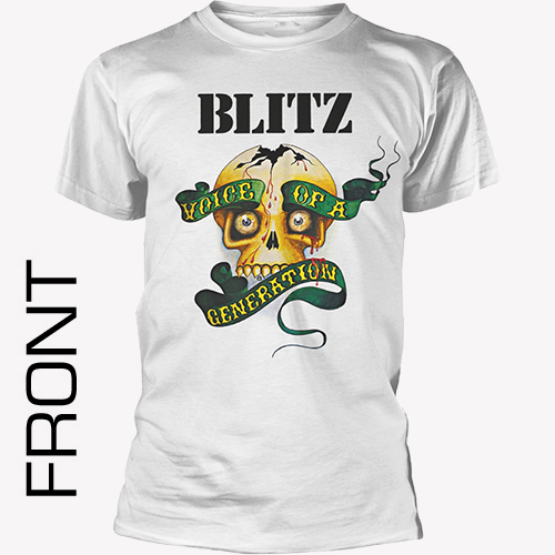 Blitz - Voice Of A Generation (white) Shirt