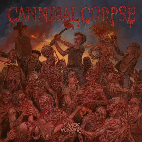 Cannibal Corpse - Chaos Horrific (burned flesh marbled) LP