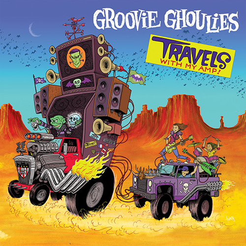 Groovie Ghoulies - Travels With My Amp (galaxy vinyl) LP