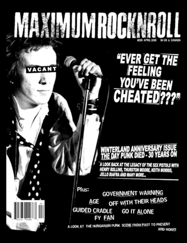 Maximum Rock N Roll - Issue 299 Zine