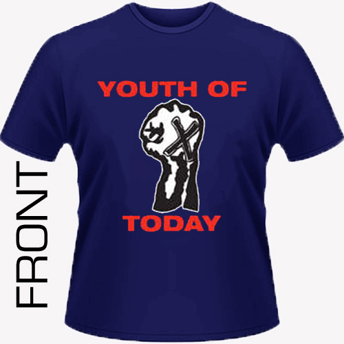 Youth Of Today - Positive Outlook (navy blue) Shirt