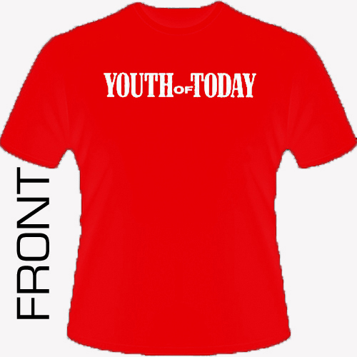 Youth Of Today - We're Not In This Alone (red) Shirt