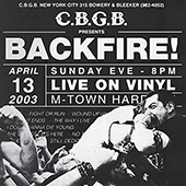 Backfire - Live At CBGB|s (splatter vinyl)