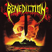 Benediction - Subconscious Terror (orange-yellow splatter)