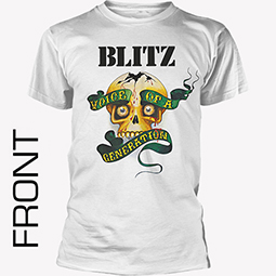 Blitz - Warriors (red marbled vinyl) Shirt